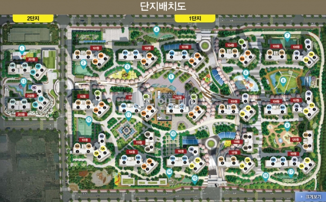 단지배치도