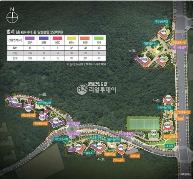 단지배치도