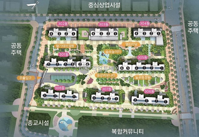 단지배치도